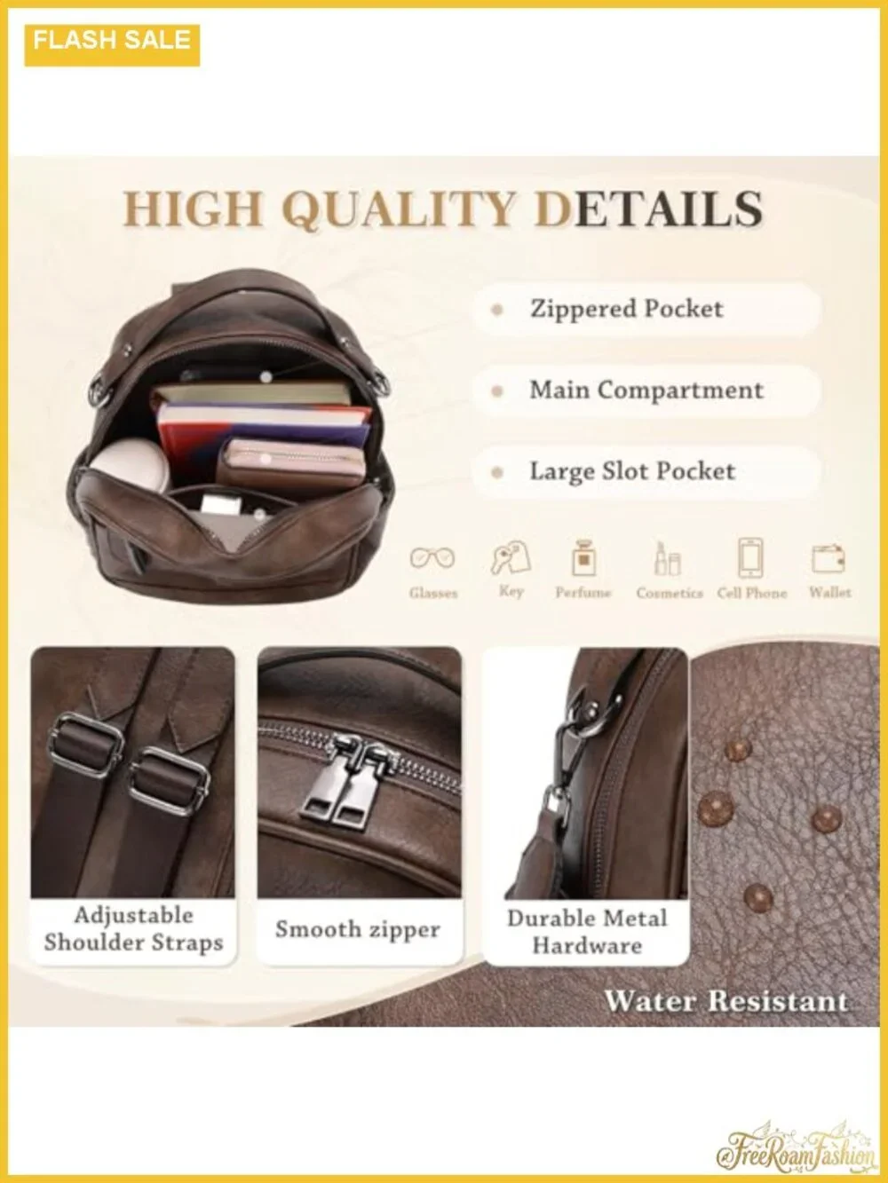 Mini Backpack Purse for Women Vegan Leather Cute Small Backpack Ladies Fashion